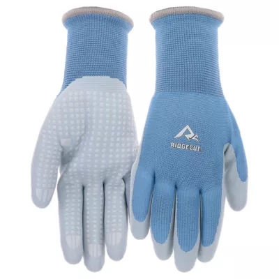 Ridgecut Women's Brushed Acrylic Insulated Dotted Nitrile Palm Gloves