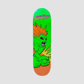 Ripndip Button Mash Skateboard Deck Green - 8"