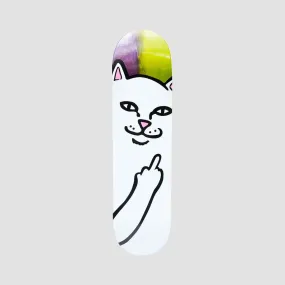 Ripndip Lord Nermal Skateboard Deck Lime/Purple - 8.25