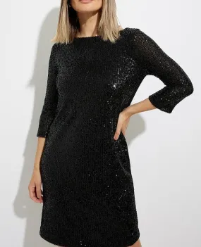 Sequin Black Dress