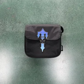 Shoulder Bag Black & Full Blue Logo