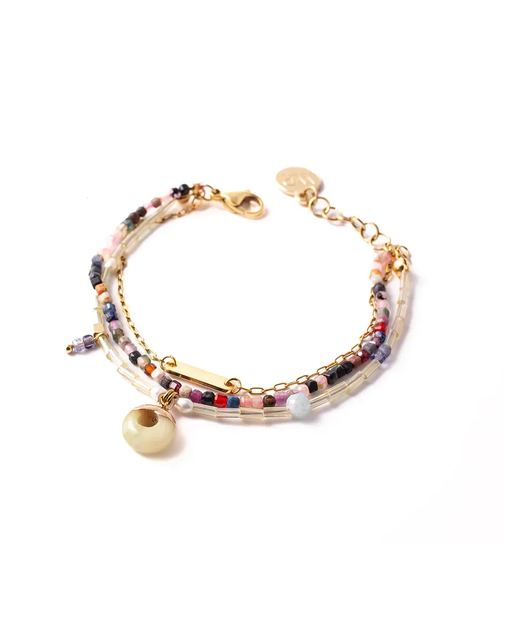 Sixteen Bracelet in Gold