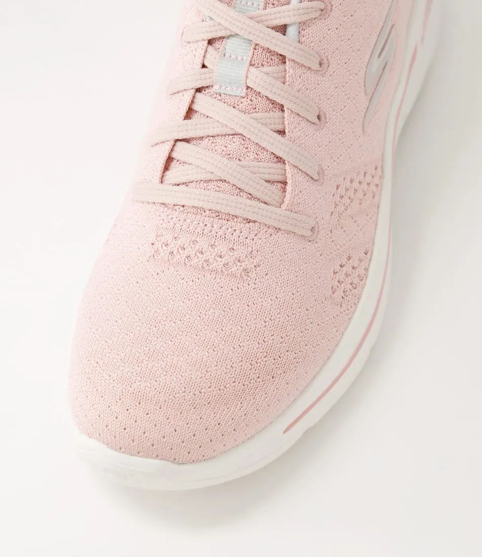 SKECHERS Go Walk Arch Fit Light Pink Textile Sneakers