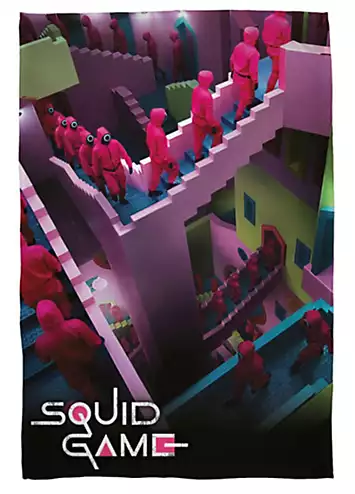 Squid Game Stairway Fleece Blanket | Kaleidoscope