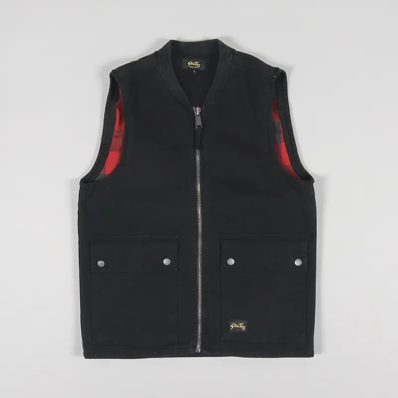 Stan Ray Works Vest Black Duck