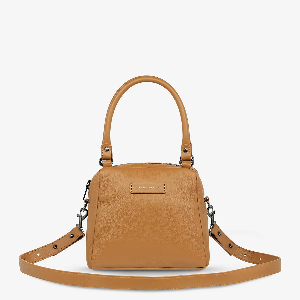 STATUS ANXIETY Mini Mountains Leather Bag - Tan