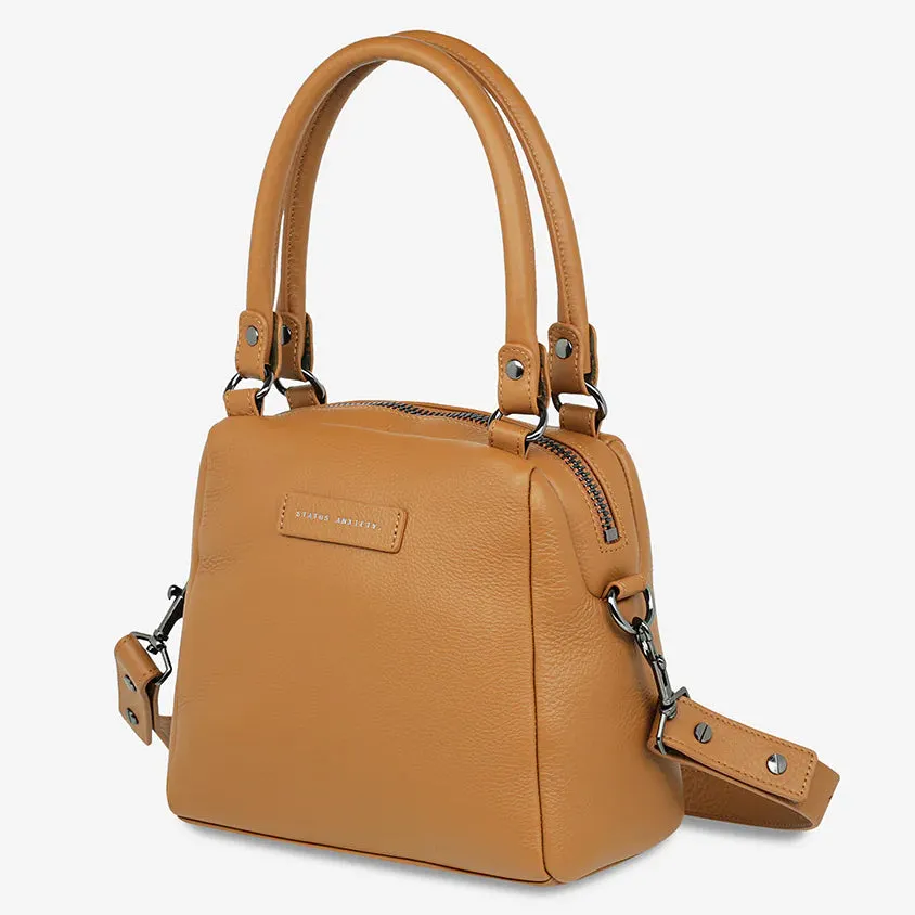 STATUS ANXIETY Mini Mountains Leather Bag - Tan