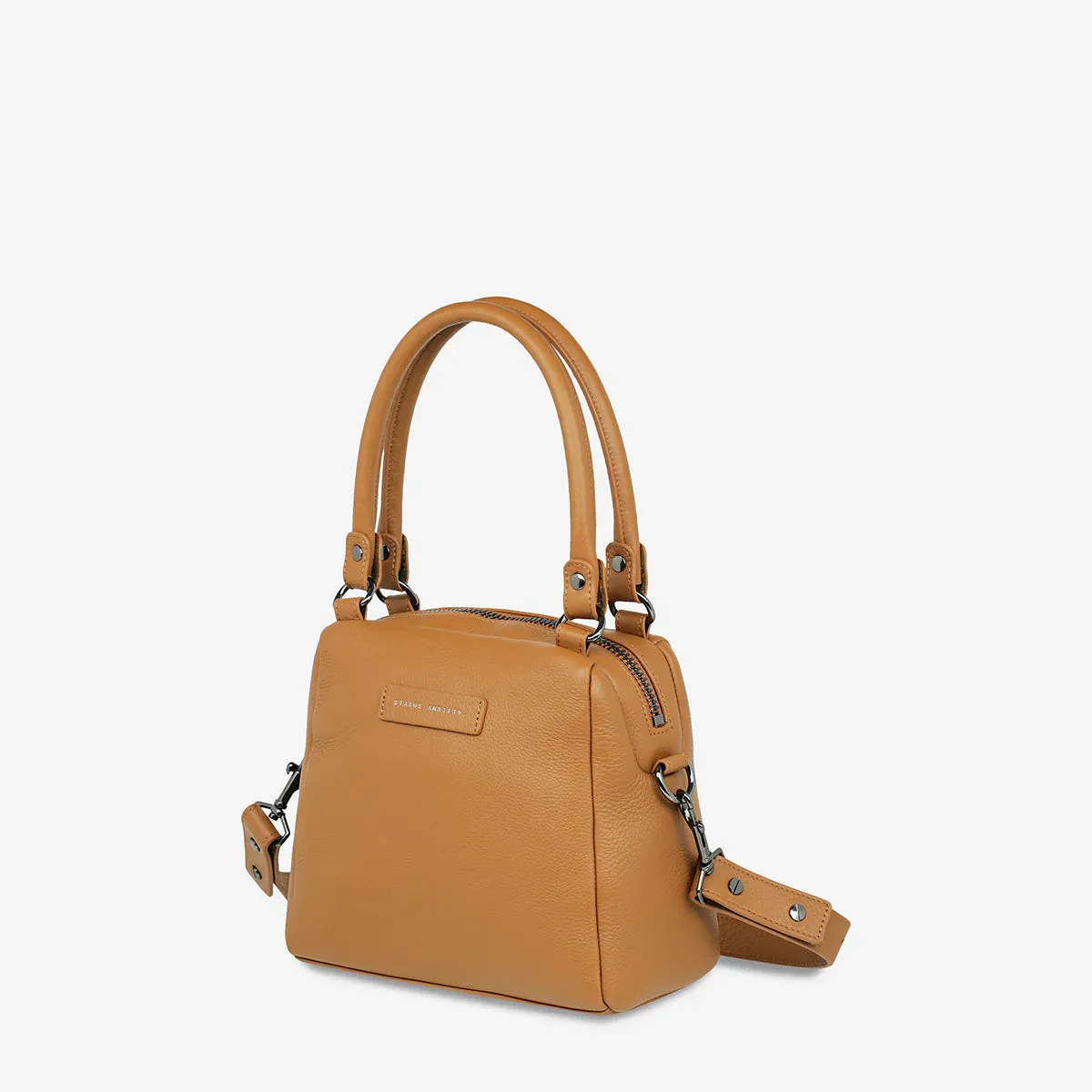 STATUS ANXIETY Mini Mountains Leather Bag - Tan