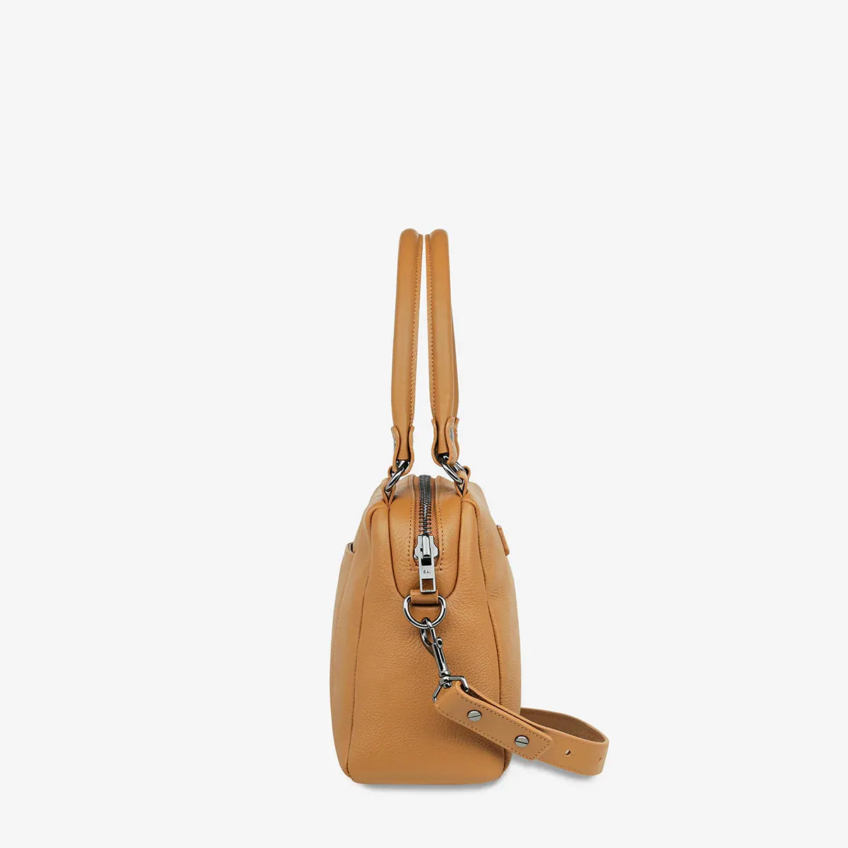 STATUS ANXIETY Mini Mountains Leather Bag - Tan