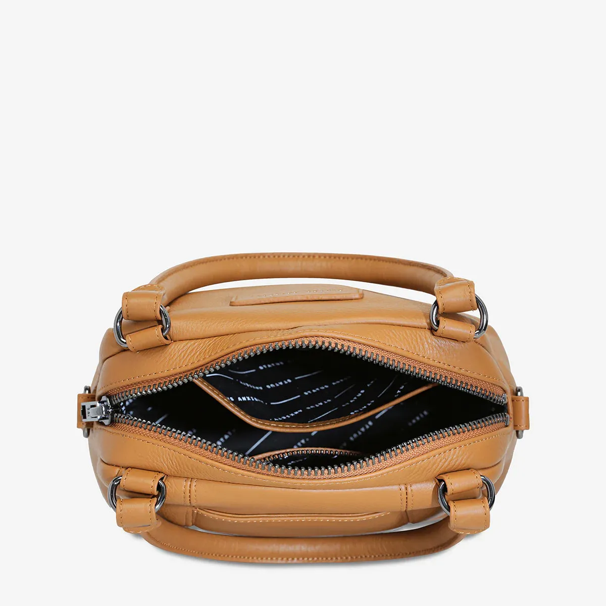 STATUS ANXIETY Mini Mountains Leather Bag - Tan