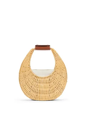 Staud   Mini Moon Wicker Bag