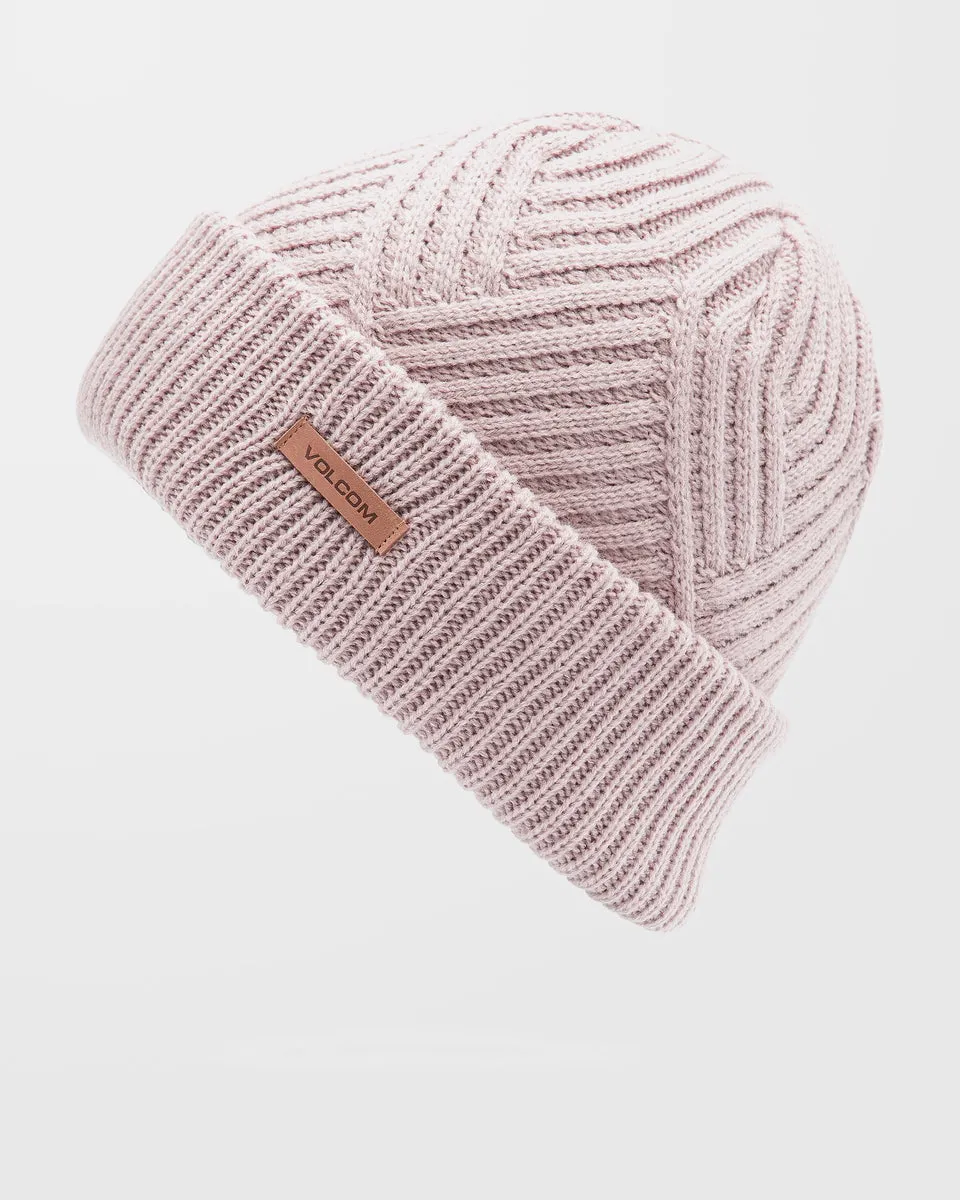 Stone Knit Beanie - Adobe Rose