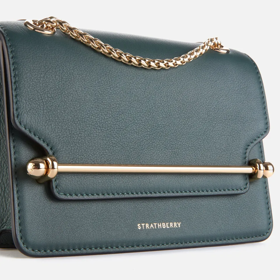 Strathberry East/West Leather Mini Bag | Coggles