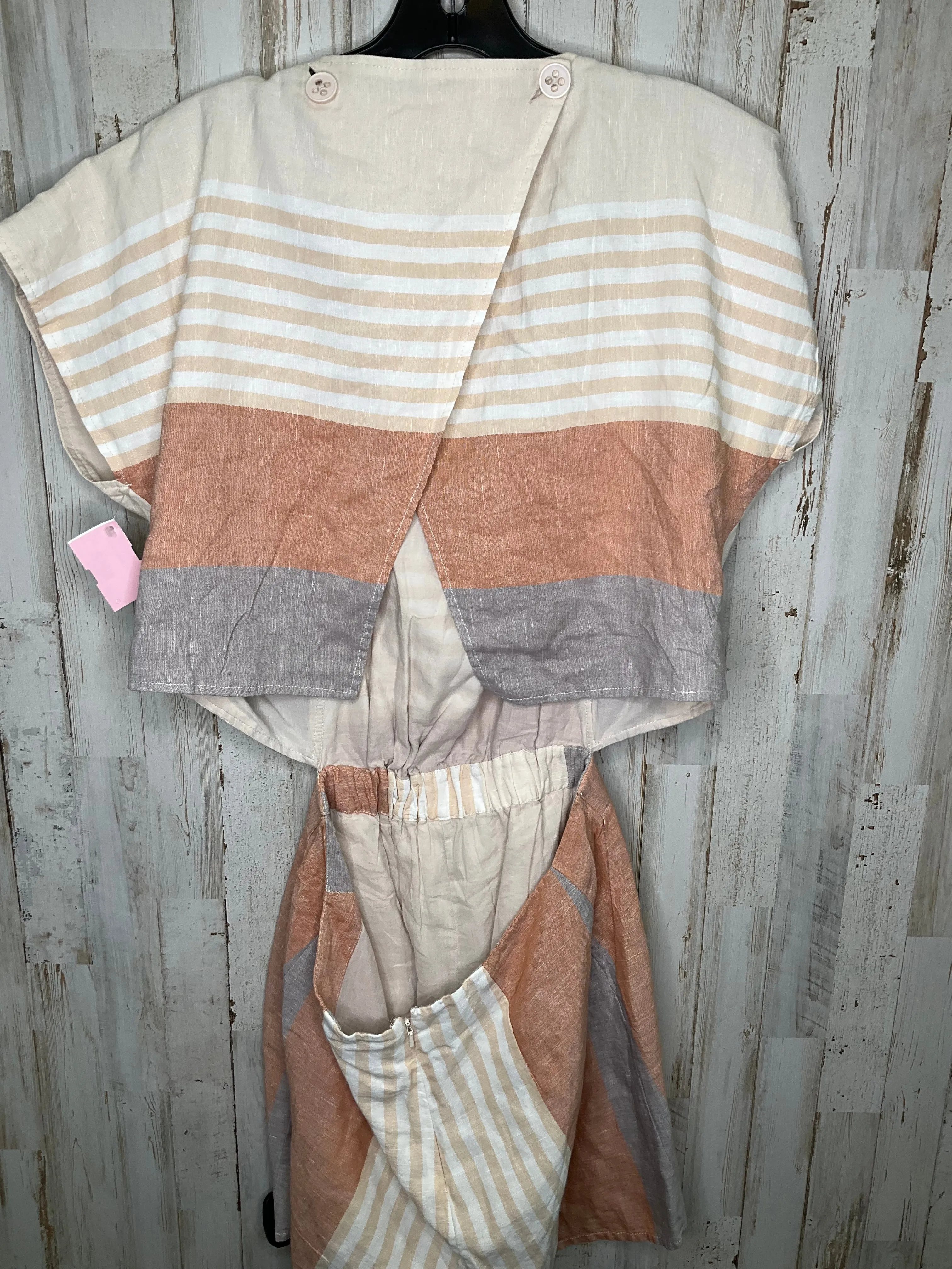 Striped Pattern Romper Elevenses, Size S