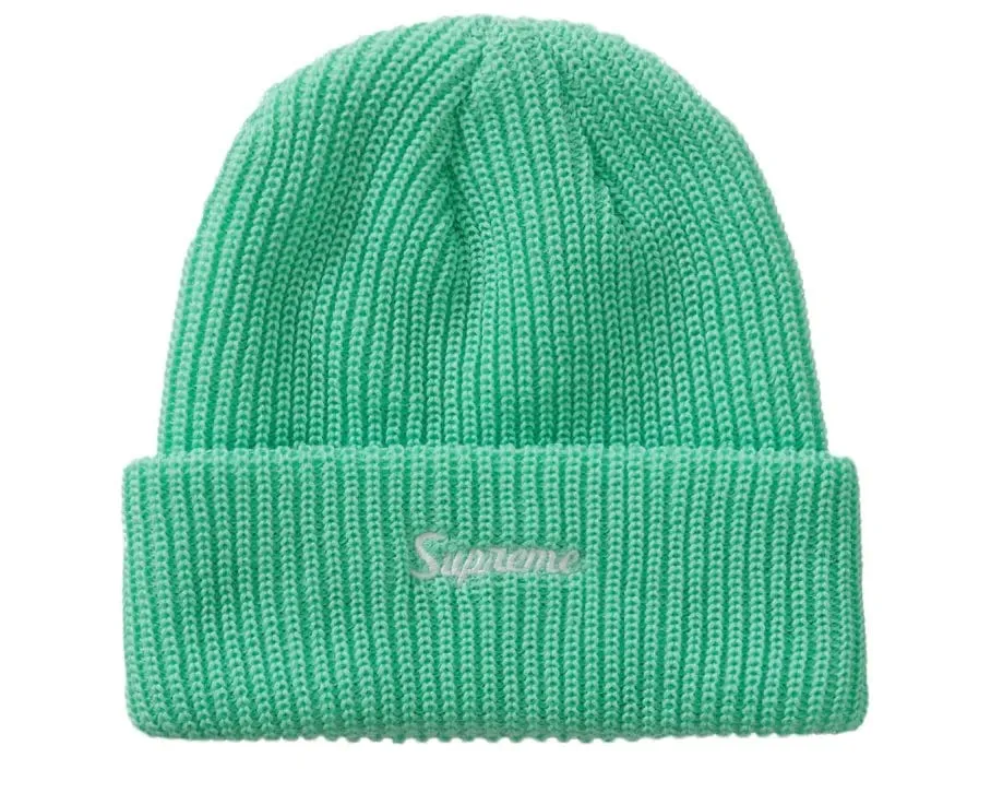 Supreme Loose Gauge Beanie Mint