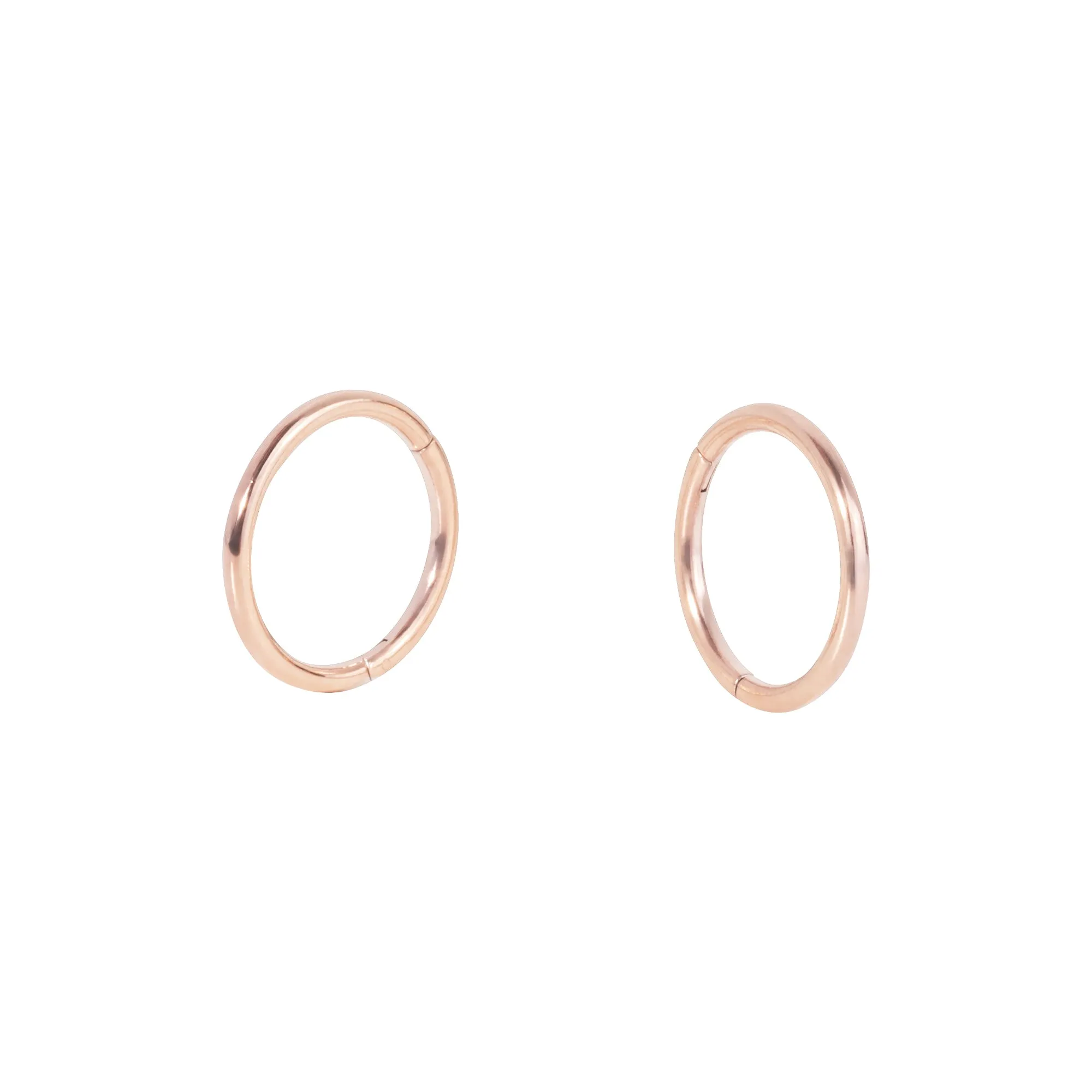 Svelto Infinite Hoop Earrings - 12 mm