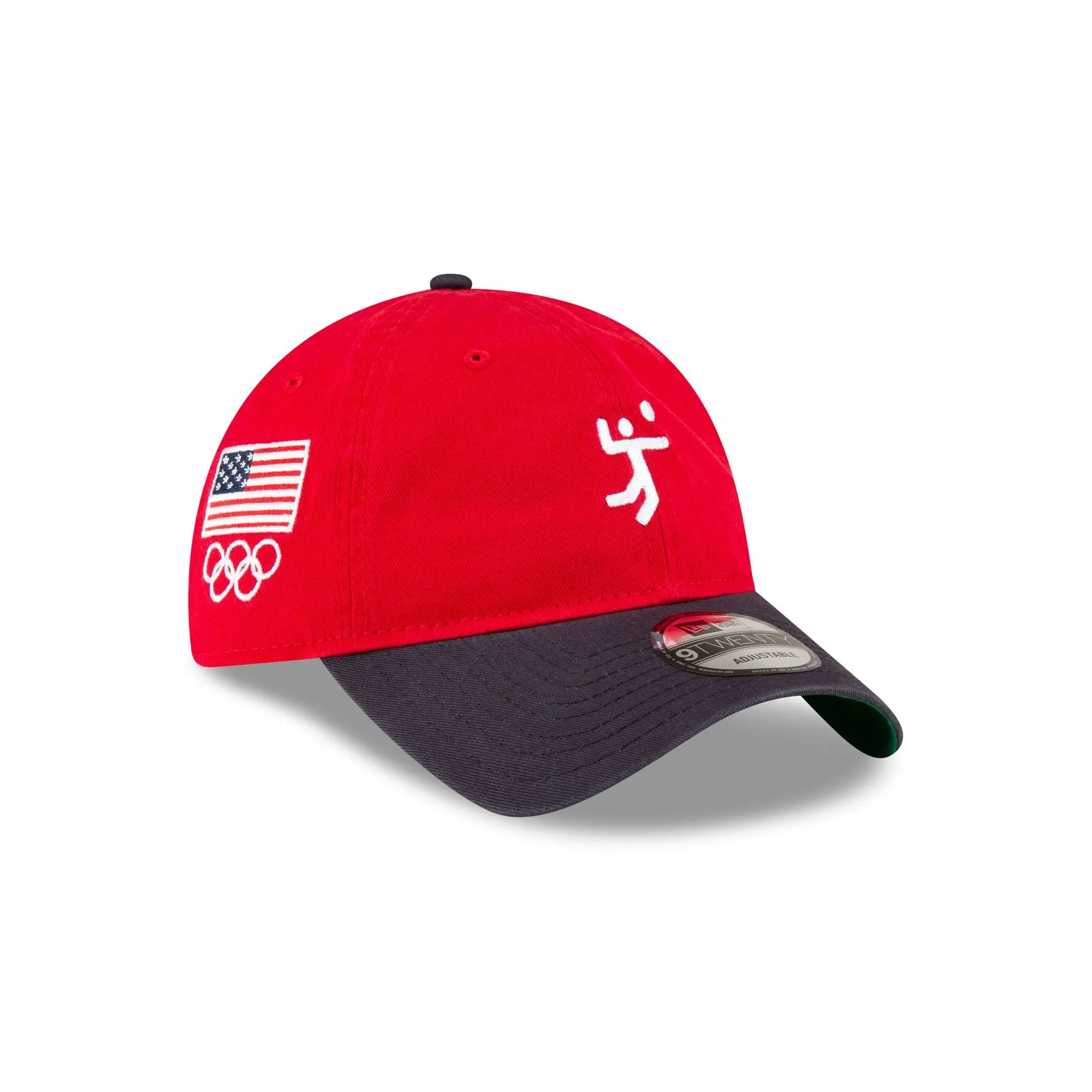 Team USA Volleyball Red 9TWENTY Adjustable Hat