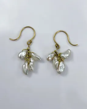 Ten Thousand Things Keshi Pearl Cluster Earrings