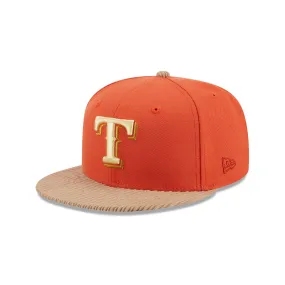 Texas Rangers Autumn Wheat 9FIFTY Snapback Hat