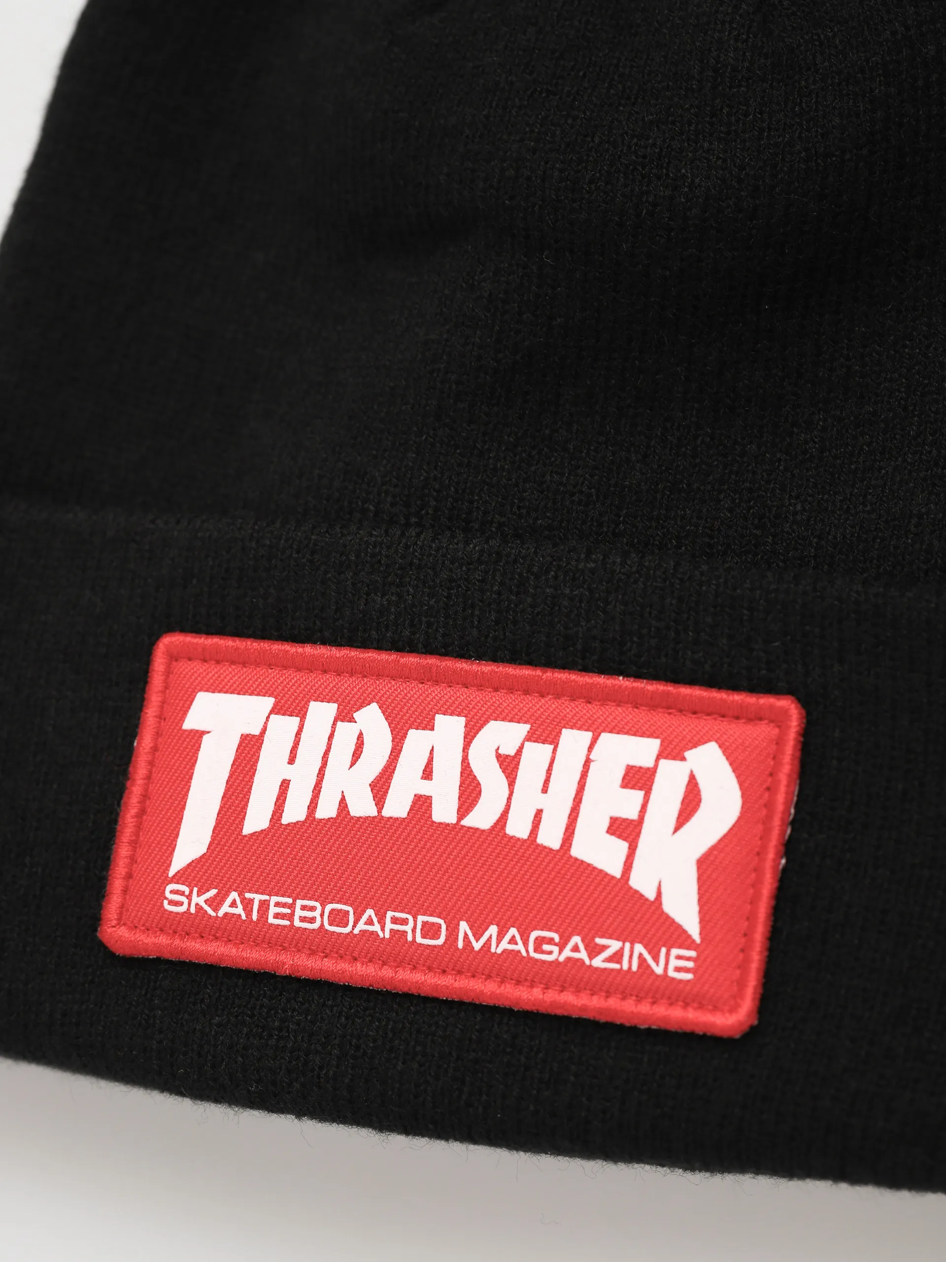 Thrasher Skate Mag Patch Beanie (black)