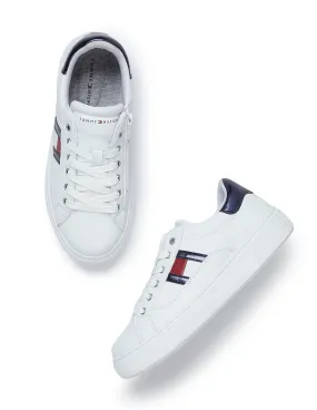 Tommy Hilfiger Kids Girls Flag Low Cut Lace-up Sneakers