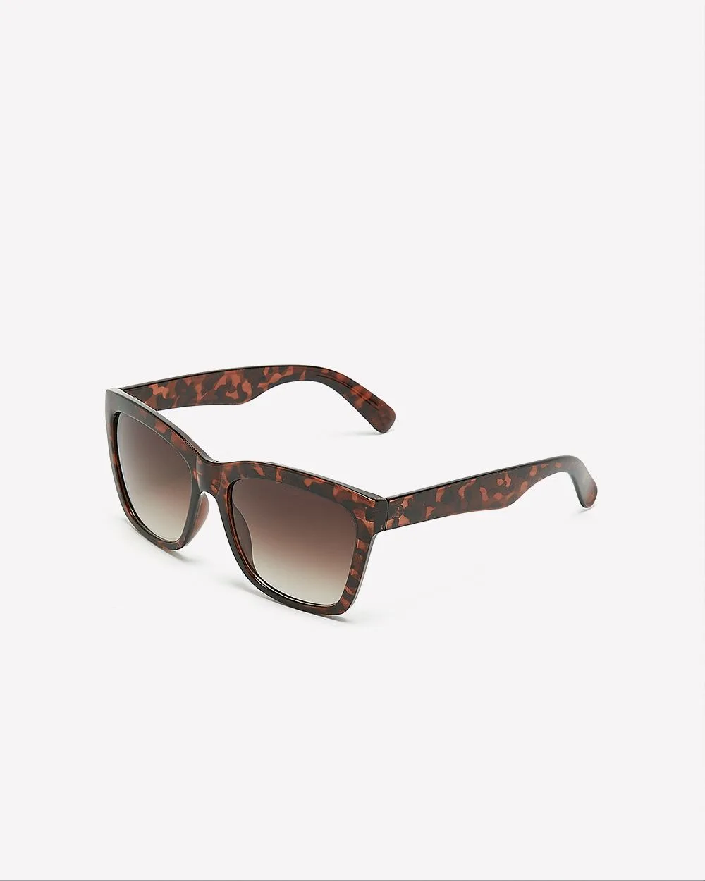 Tortoise Plastic Frame Sunglasses