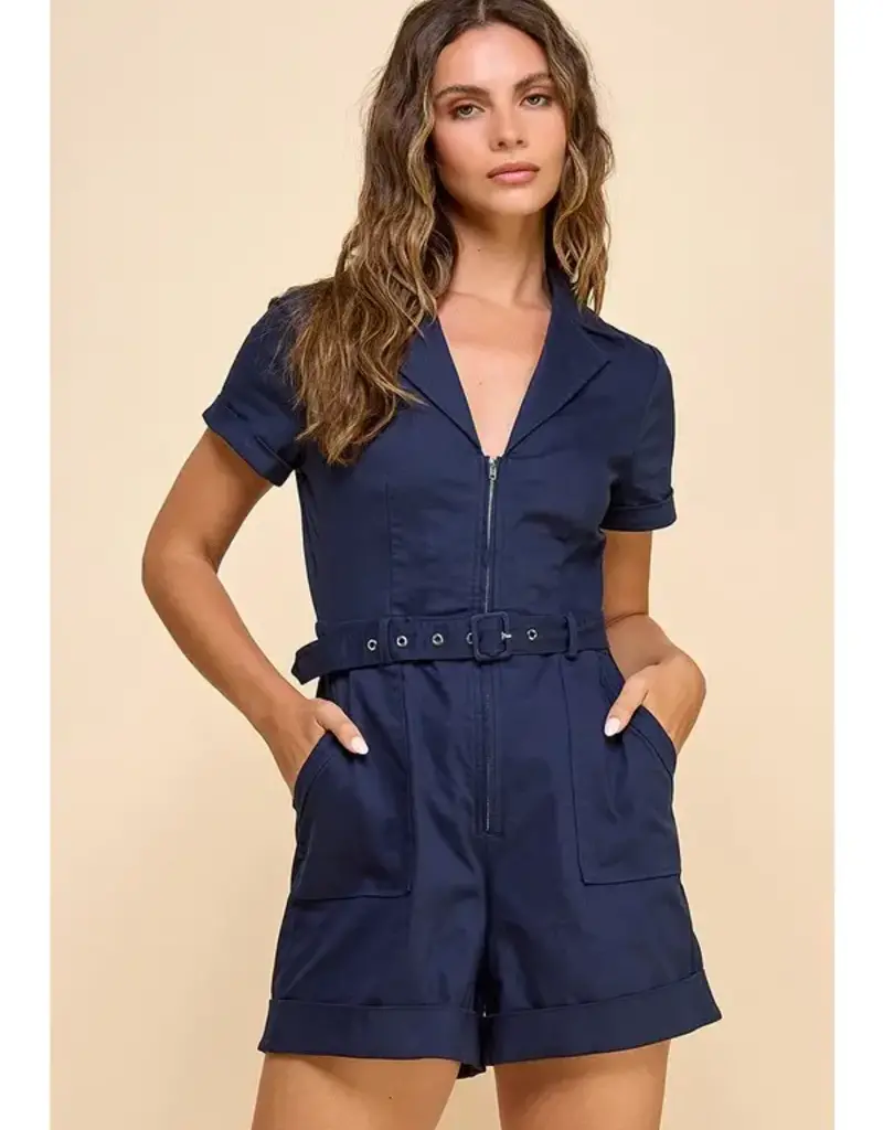 Townes Romper Denim