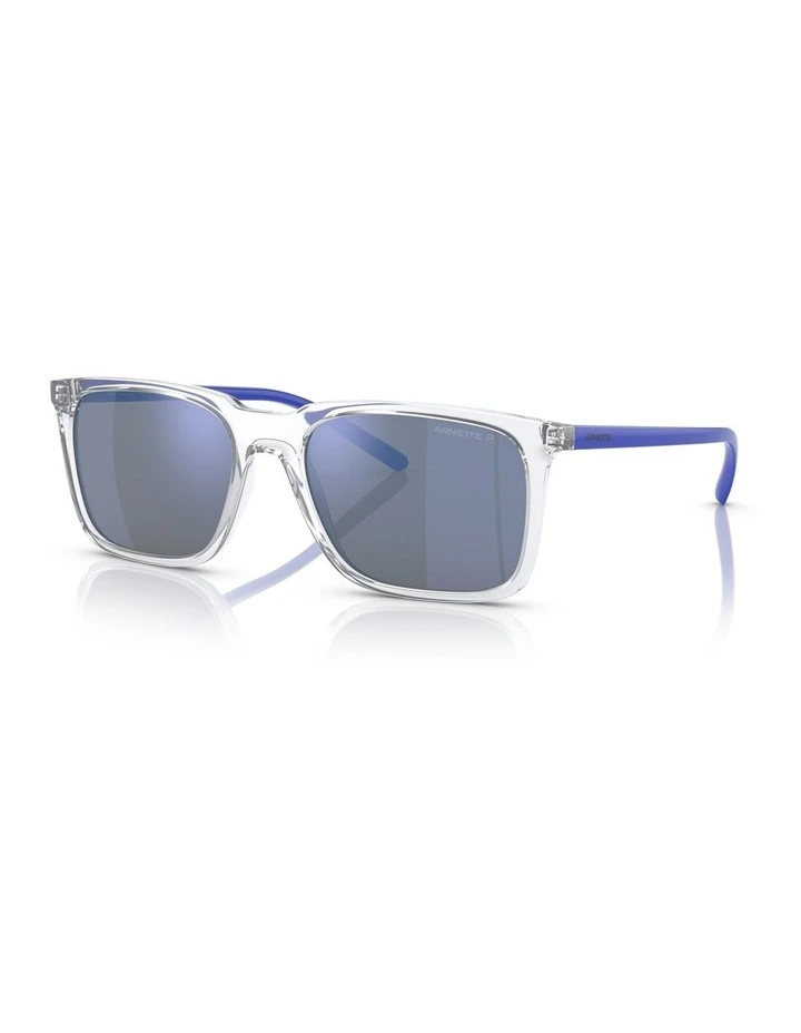 Trigon Polarised Sunglasses in Crystal