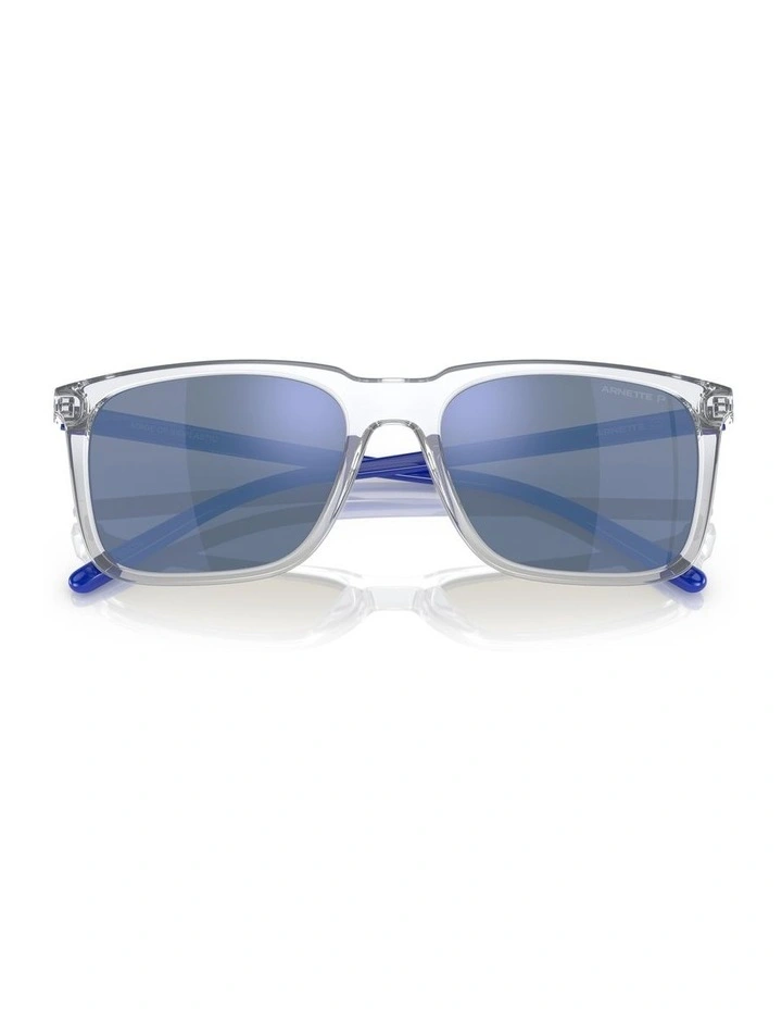 Trigon Polarised Sunglasses in Crystal