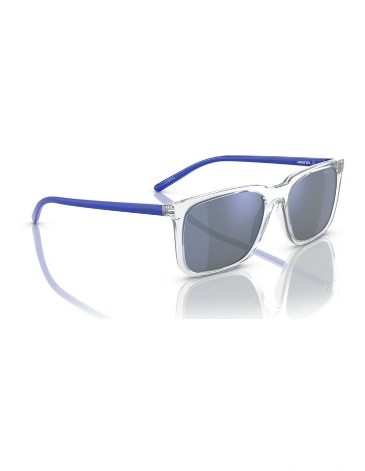 Trigon Polarised Sunglasses in Crystal