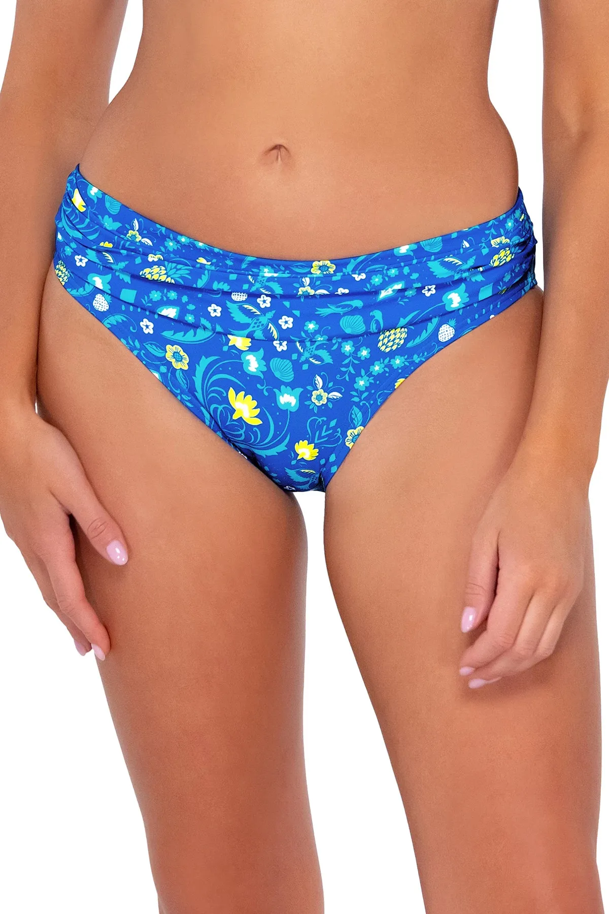 Unforgettable Banded Hipster Bikini Bottom