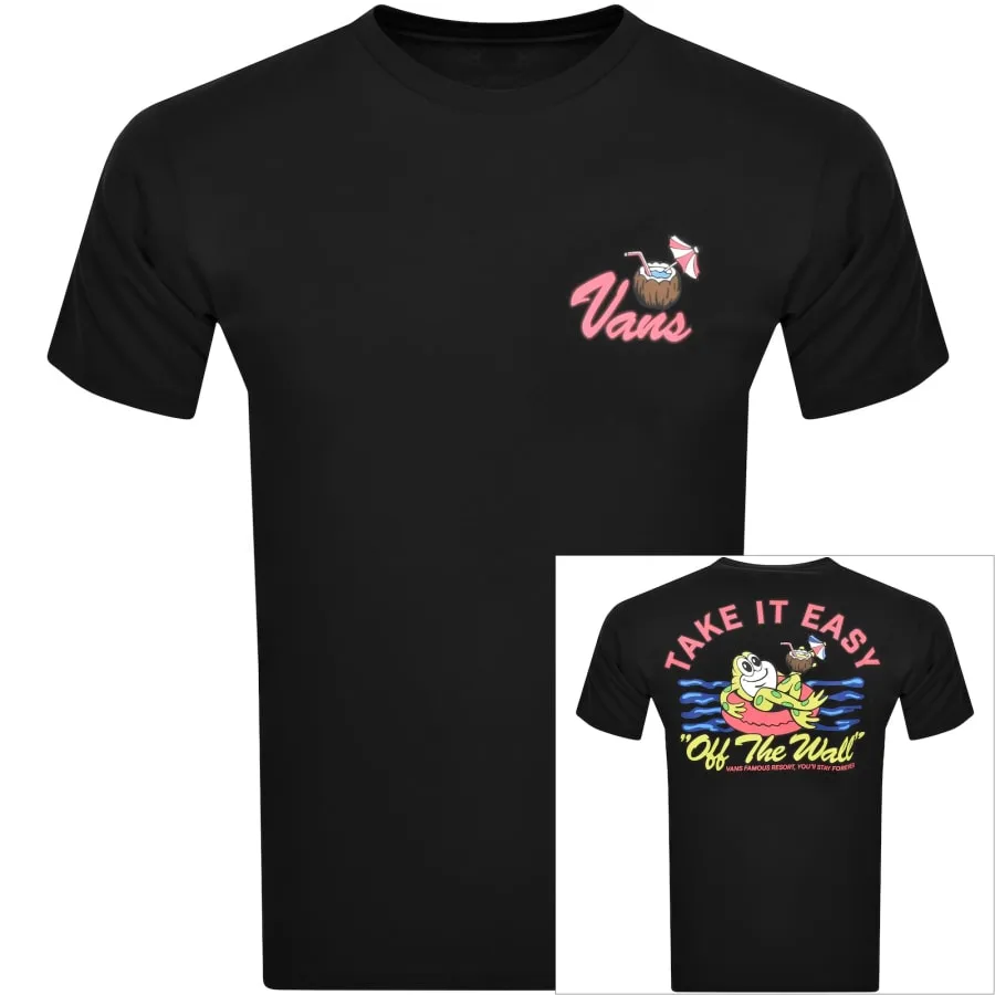 Vans Classic Easy Going Logo T Shirt Black