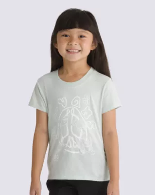 VANS Little Kids Frog Peace T-Shirt