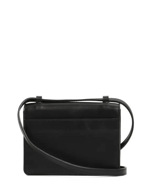 Versace   Leather shoulder bag w/ Medusa detail 