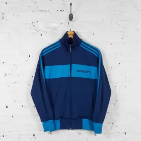 Vintage Adidas Tracksuit Top - Navy/Blue - S