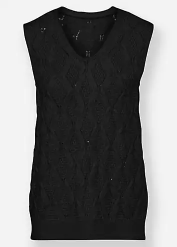 Witt Ajour Sleeveless Knitted Vest | Grattan