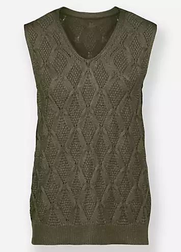 Witt Ajour Sleeveless Knitted Vest | Grattan