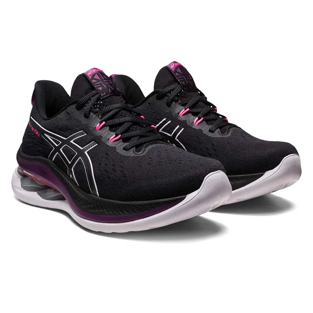 Women's Gel-Kinsei Max Running Shoe - Black/Lilac Hunt - Regular (B)