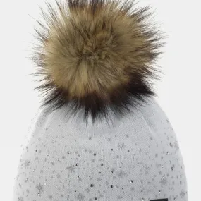 Womens Rana Lux Crystal Beanie