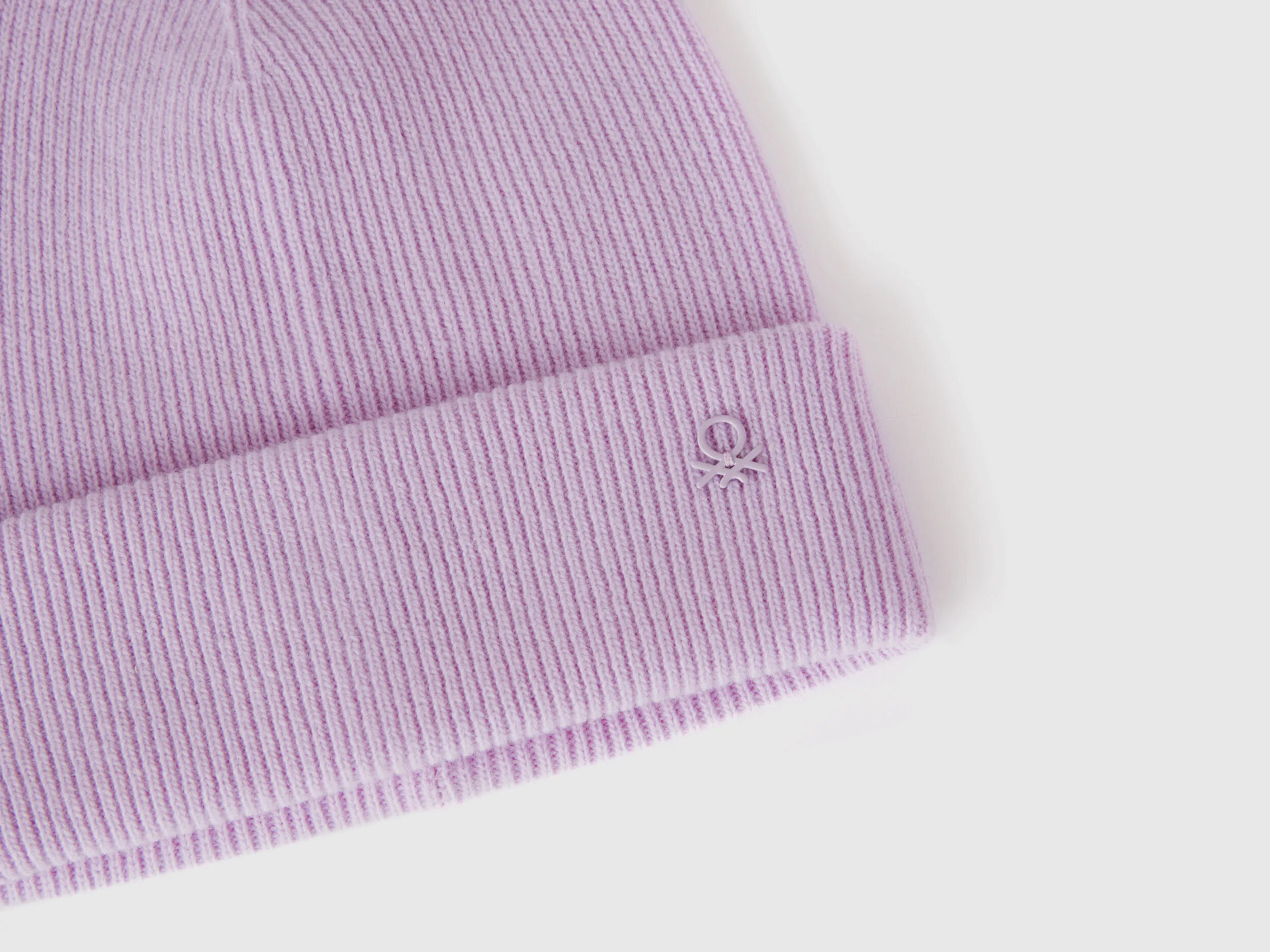 Wool blend hat - Lilac | Benetton